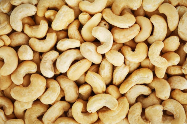 a pile of cashew nuts